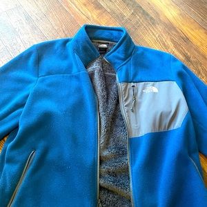 North Face Blue and Grey Coat/Jacket in New Condition